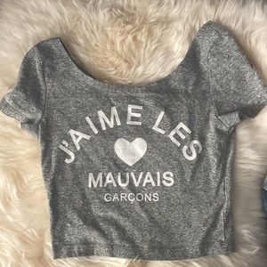 Cute crop top for girls